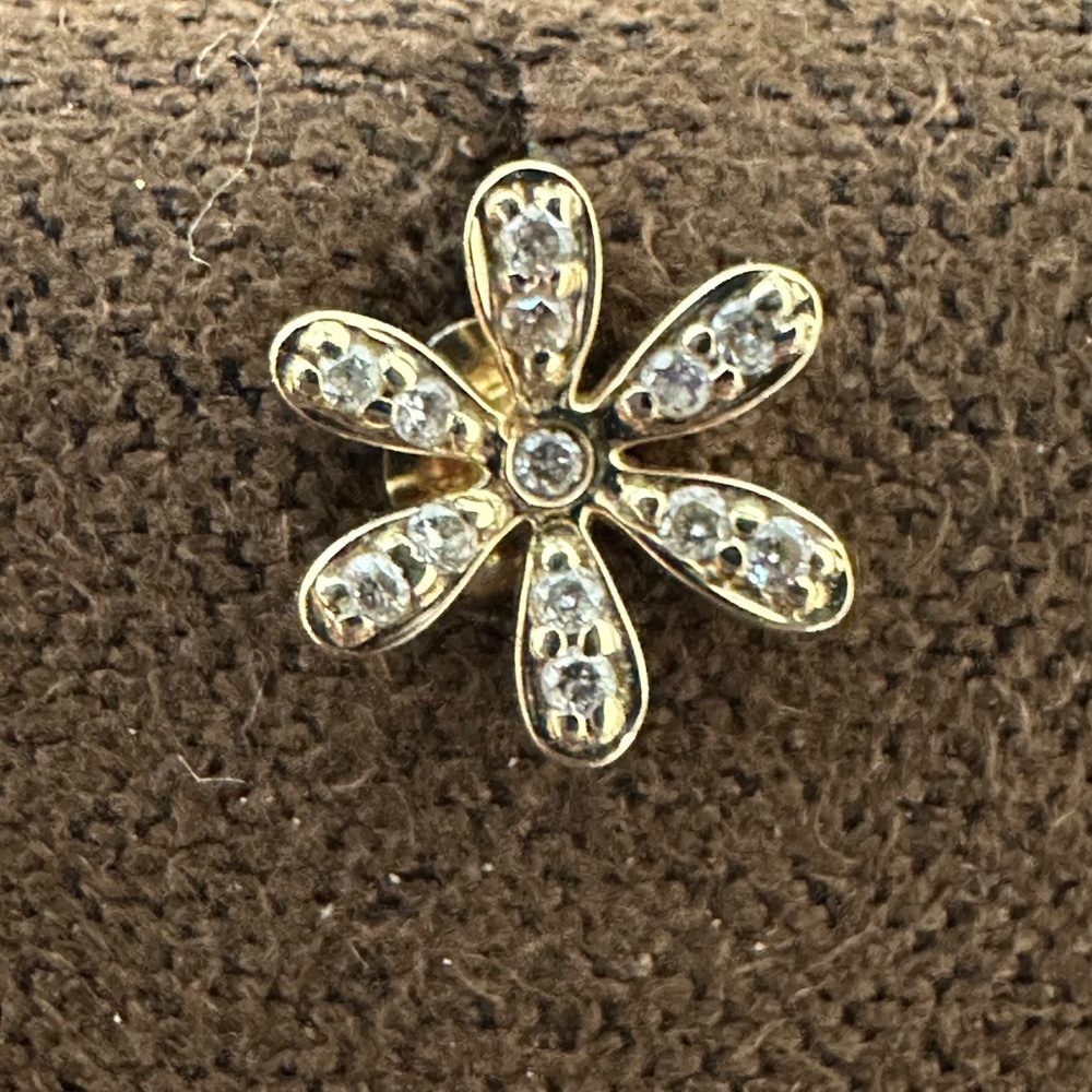 Sydney Evan Daisy Stud Earrings - Picture 4 of 11